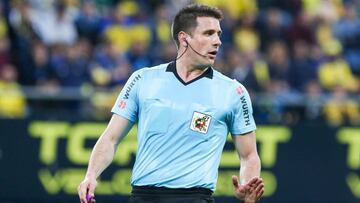 Díaz de Mera en un encuentro de esta temporada.