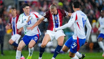 Alessandro Bastoni, Diego Coppola y Erling Haaland.