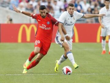 Javier Pastore (left) and Mateo Kovacic.