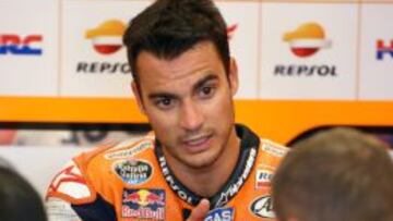 Dani Pedrosa en Silverstone.