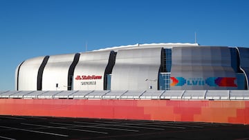 Todo se encuentra listo en el State Farm Stadium, la casa de los Cardinals y que será sede del Super Bowl LVII, cuando Chiefs y Eagles se enfrenten.