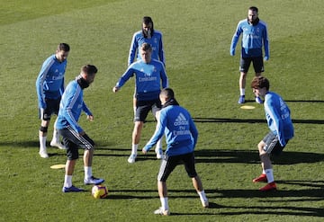 El Madrid prepara el partido contra el Villarreal