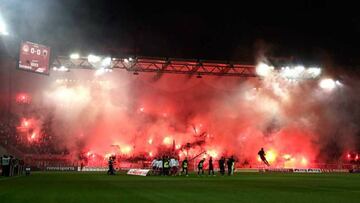 El Georgios Karaiskakis, en ebullición.