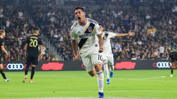 El flamante refuerzo de Los Ángeles Galaxy se estrenó con el cuadro californiano, con el que puso la tercera anotación frente a LAFC.
