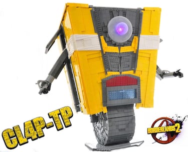 Construyen un Claptrap a tamaño real con piezas de LEGO