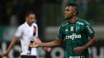 Miguel Ángel Borja, 25 años, delantero de Palmeiras y Selección. Elegido mejor jugador de América en 2016. 