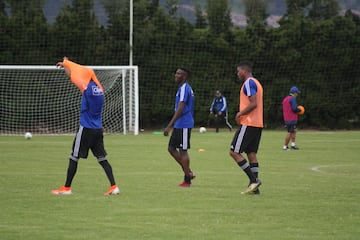 Los dirigidos por Jorge Luis Pinto se preparan para su primer partido de Liga Águila frente a Envigado. También presentaron sus cuatro nuevas caras.