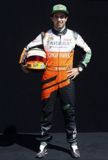 Sergio P¨¦rez del equipo Force India.