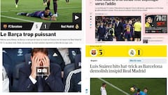 Global press: "No end to Real Madrid crisis as Barça win El Clásico"