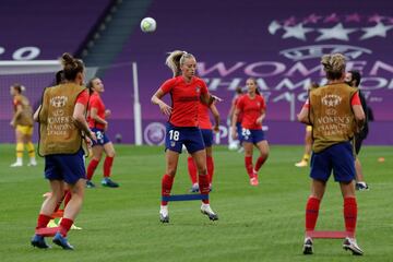 Las mejores im¨¢genes del Atl¨¦tico de Madrid - Barcelona de Champions League femenina