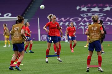 Las mejores imágenes del Atlético de Madrid - Barcelona de Champions League femenina