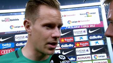 Ter Stegen: "No entiendo los pitos del Camp Nou a nadie"