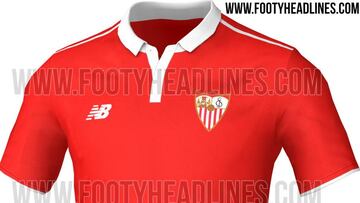 Modelo de la posible segunda camiseta del Sevilla. 