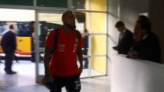 Con reggaeton: la animada llegada de Vidal al Germán Becker