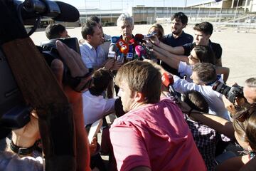 Declaraciones a la prensa de Ángel María Villar tras salir de la prisión de Soto del Real.