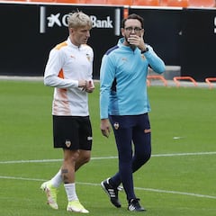 Wass entrena al margen del equipo