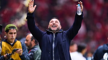 Antonio Mohamed head coach of Toluca during the semi-finals second leg match between Toluca and Monterrey, as part of the Liga BBVA MX, Torneo Apertura 2025 at Nemesio Diez Stadium, on December 06, 2025 in Toluca, Estado de Mexico, Mexico.