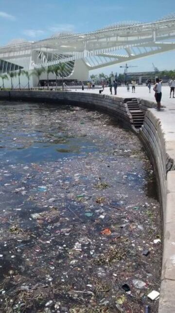 Así están las aguas de Río a pocos días de los JJ.OO.