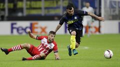 Inter de Gary Medel gana y sigue con vida en la Europa League