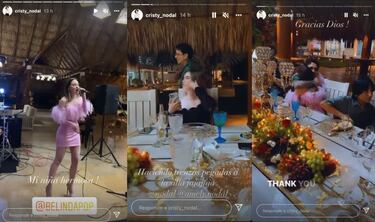 ‘Canelo’ Álvarez, Danna Paola, Belinda, Nodal y más famosos celebraron en grande el Año Nuevo