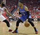 Westbrook (47+11+9) no pudo más: los Thunder, eliminados