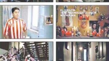 <b>PASIÓN POR UNOS COLORES. </b>El protagonista del spot se hace socio del Atlético porque representa los valores de sacrificio y lucha que le toca vivir, aunque el Atleti no gane todos los domingos. El inmigrante escribe una carta a su familia que nada tiene que ver con la realidad que está viviendo.