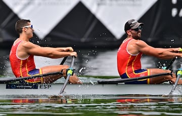 Aleix García y Rodrigo Conde, en la Copa del Mundo de Lucerna (Suiza). 