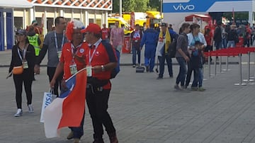 Así vivieron los hinchas de la Roja la previa del duelo