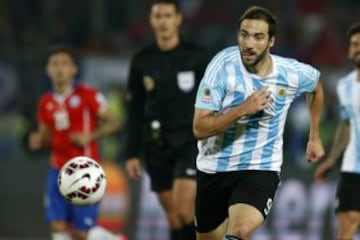 Gonzalo Higuaín: el goleador del Napoli es la alternativa del Kun Agüero en la posición de 9. 