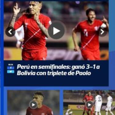 Así cubrió la prensa peruana el triunfo de su selección