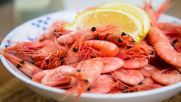 Alerta alimentaria por un lote de gambas de Marruecos que fueron exportadas a España