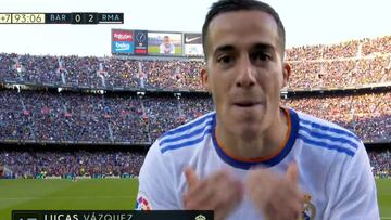 El madridismo ha de verlo, valorarlo y aplaudirlo: ojo a dónde arranca Lucas en el 0-2