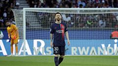La época de Lionel Messi como futbolista del París Saint-Germain llegó a su fin. El argentino se despidió con derrota pero como campeón y máximo asistidor de la temporada.