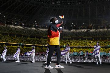 Miembros de la delegación de Alemania. 