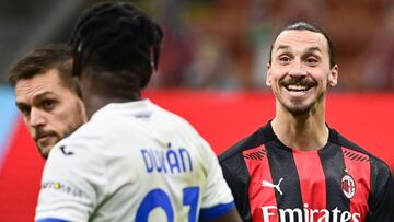 Zlatan Ibrahimovic, delantero del Milan tuvo un duro cruce con Duv&aacute;n Zapata, atacante del Atalanta en el partidazo de la fecha. El sueco fue pol&eacute;mico
