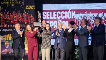 El COTIF reconoce la lucha por la igualdad de las féminas de la Selección Española con el IV Premio Good People