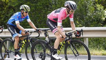 Simon Yates y Esteban Chaves 