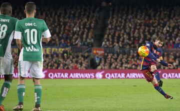 On the 30th of December 2015 against Betis, Messi played his 500th game