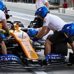 "Hamilton y Verstappen van como locos en la 'out lap"