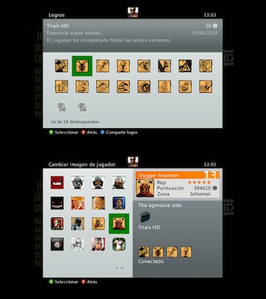 La función oculta de Xbox 360 que te permitía fardar de logros ante otros jugadores