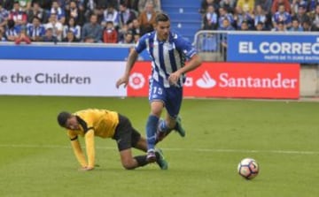 Theo in action against Málaga last October.