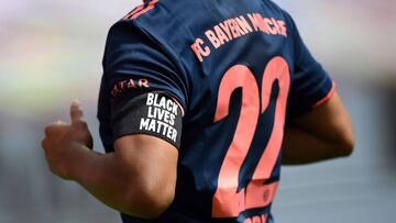 Los jugadores del cuadro b&aacute;varo se unieron al movimiento #BlackLivesMatter y utilizaron playeras y brazaletes especiales durante su duelo ante el Bayer Leverkusen.