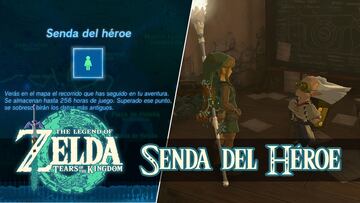 the legend of zelda tears of the kingdom nintendo switch guia senda del heroe como se consigue