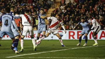 Stuani, en el 0-1 al Rayo.