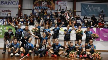El Atl¨¦tico Guard¨¦s en el ¨²ltimo partido de la temporada en Gij¨®n.