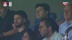 Pochettino spotted taking notes on Johnny Cardoso in his Atlético Madrid debut