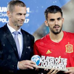 Dani Ceballos, elegido MVP del torneo; Saúl, Bota de Oro