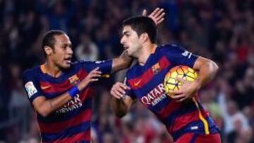 Neymar y Luis Su&aacute;rez. 