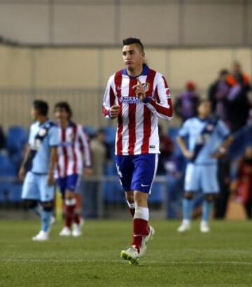 Giménez celebra el 3-1 en propia puerta de Manucho. 
