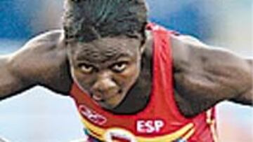 Glory Alozie, ayer en Atenas.